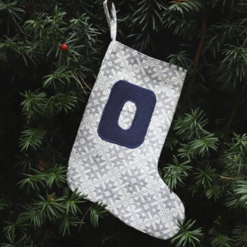 Jõulusokk mustriline käsitöö Loko